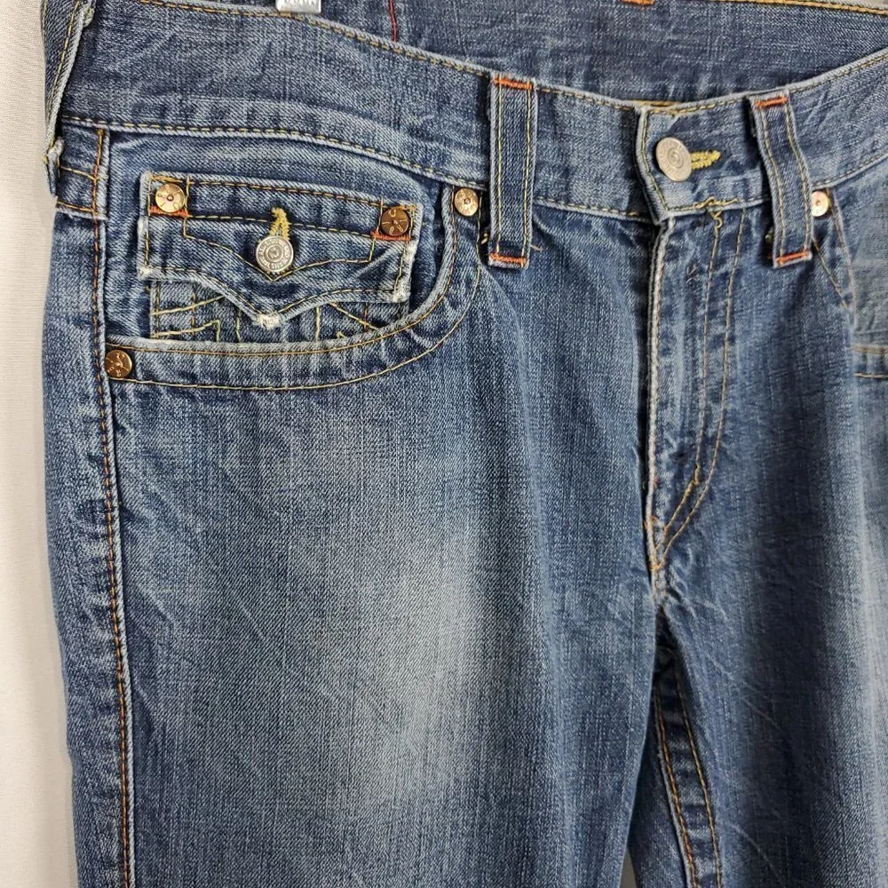 True Religion World Tour Billy Straight Leg Jeans